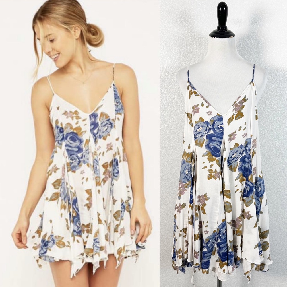 Free People Womens Intimately Free Alyson Slip Swing Tank Tunic Dress Size Large
